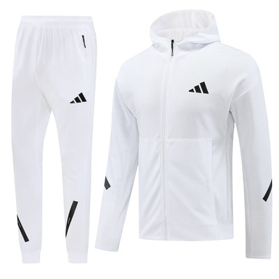 Hoodie-Jacken-Set 2025/26 Weiß