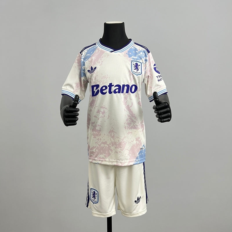 Kinder Aston Villa Trikot 25/26 Drittes Fußballtrikot