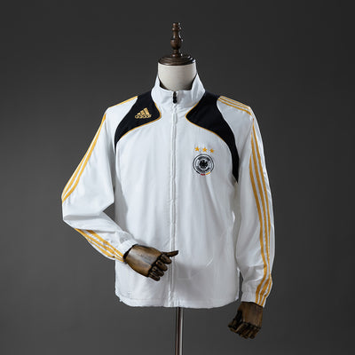 Deutschland Windbreaker 2008 Weiß Fußball Jacke