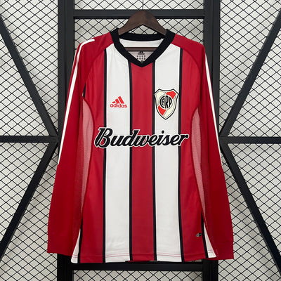 Retro River Plate Trikot 2003-04 Auswärts Langarm Fußball Trikot