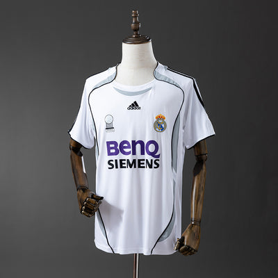 Real Madrid Trikot 2006-07 Heim Retro Fußball-Trikot