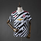 Man United Third Jersey 2020-21 Retro Football Kit Soccer Shirt