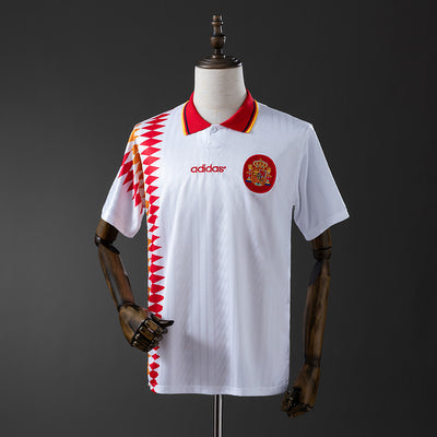 Spanien Trikot 1994 Auswärts Retro Fußballtrikot