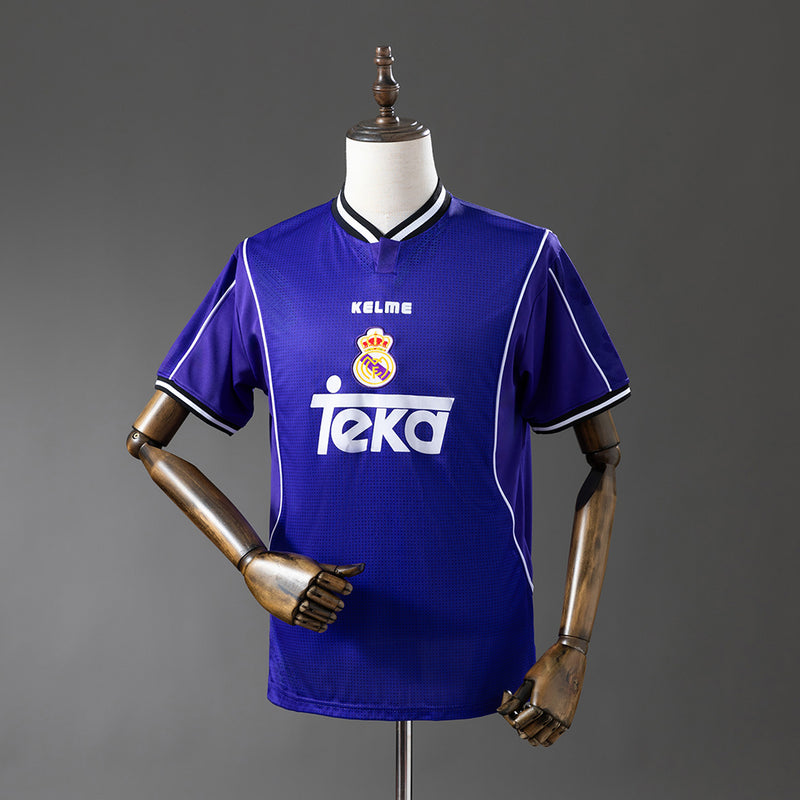Real Madrid Trikot 1997-98 Auswärts Retro Fußballtrikot