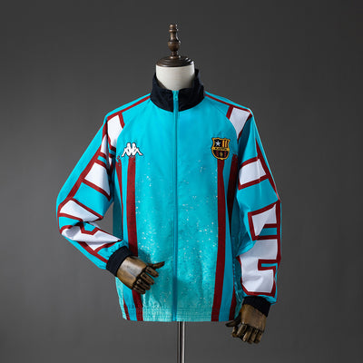 Barcelona Windbreaker 2025/26 Retro #9 Fußball-Jacke