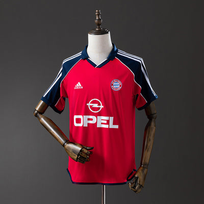 Bayern München Trikot 2000/01 Heim Retro Fußball-Trikot