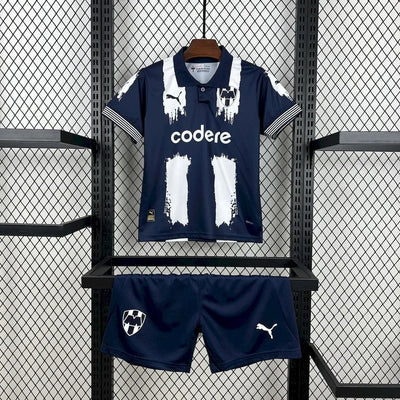 Kids Monterrey Jersey 25/26 Home Football Kit Soccer Jersey