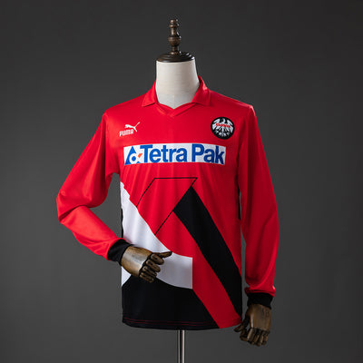 Frankfurt Heimtrikot 1993-95 Retro Langarm Fußball-Trikot