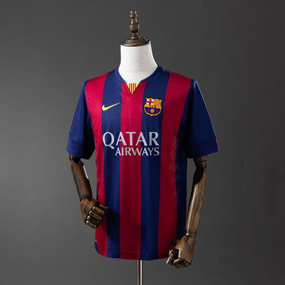 Barcelona Trikot 2014/15 Heim Retro Fußball-Kit