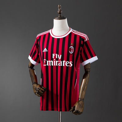 AC Mailand Trikot 2011-12 Heim Retro Kit