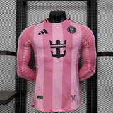 Player Version Inter Miami Jersey 25/26 Home Long sleeves Football Kit Soccer Jersey