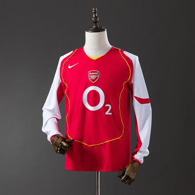 Arsenal Trikot 2004-05 Heim Retro Fußball-Trikot Langarm