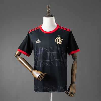 Flamengo Drittes Trikot 2021-22 Retro Fußball-Trikot Fußballtrikot