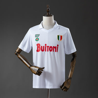 Neapel Trikot 1987-88 Auswärts Retro Fußballtrikot