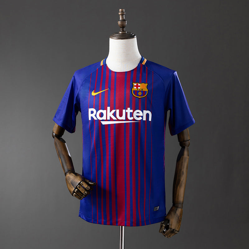 Barcelona Trikot 2017-18 Heim Retro-Kit