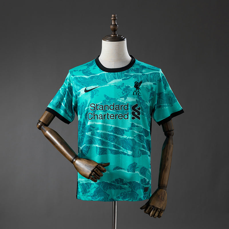 Liver Auswärtstrikot 2020-21 Retro-Fußballtrikot Fußballshirt