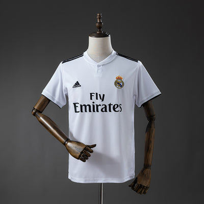 Real Madrid Heimtrikot 2018-19 Retro Fußball Trikot