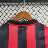 AC Milan Jersey 93/94 history retro Football kit Custom Name 1993 1994 Soccer Sport Shirt