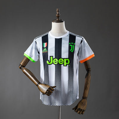 JUV Viertes Trikot 2019-20 Retro Fußballtrikot