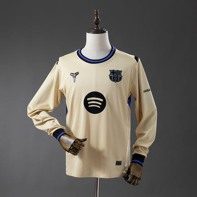 Barcelona Trikot 25/26 Auswärts Fußballtrikot Langarm