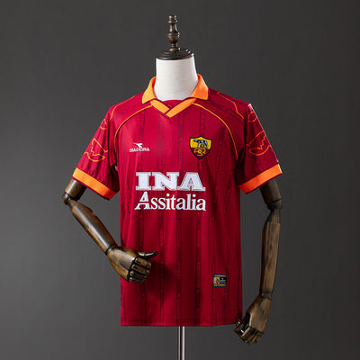 Rom Trikot 1999-00 Heim Retro Fußball-Trikot