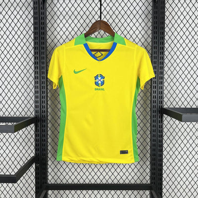 Damen Brasilien Heimtrikot 2025 Fußball Trikot Fußballtrikot