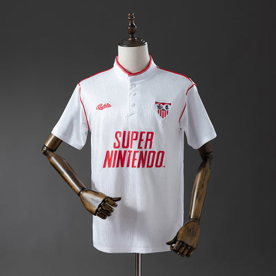 Sevilla Trikot 1991-92 Heim Retro Fußballtrikot