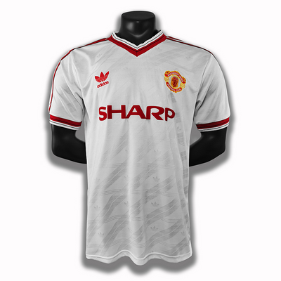 Manchester United Retro Trikot 1986 Auswärtstrikot Fußballtrikot
