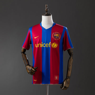 Barcelona Trikot 2007/08 Heim Retro Fußballtrikot