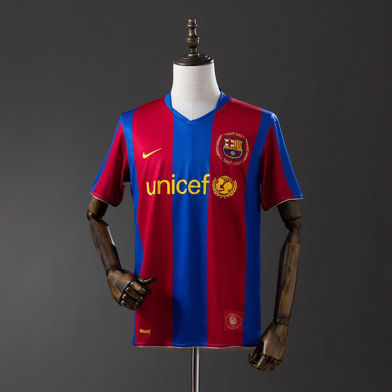 Barcelona Trikot 2007/08 Heim Retro Fußballtrikot