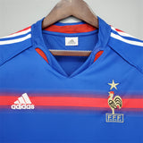France Jersey Home Kit 2004 Retro Football Team Soccer Shirt