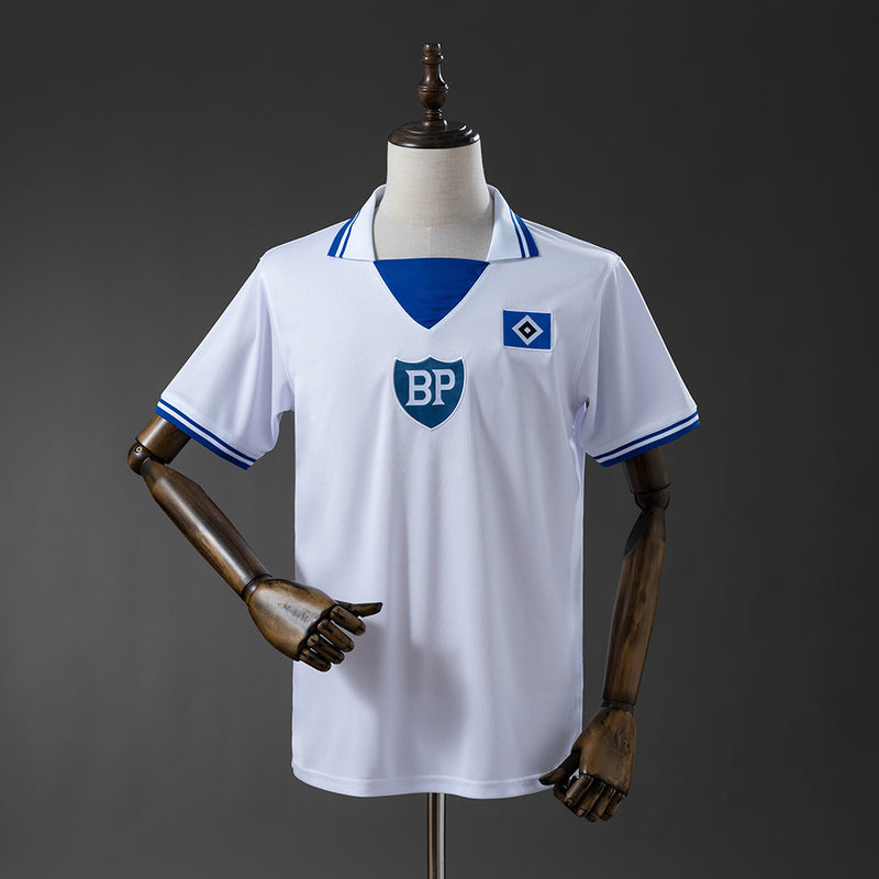 Hamburger Trikot 1979-80 Heim Retro Fußball-Kit