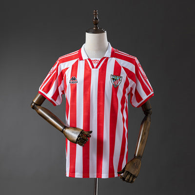 Athletic Bilbao Trikot 1995-97 Heim Retro Fußball Trikot