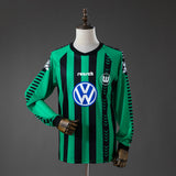 Wolfsburg Away Jersey 1995-1996 Retro Long Sleeves Football Kit Soccer Shirt PalmSportss