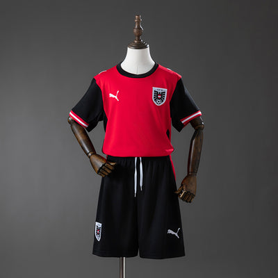 Kinder Österreich Heimtrikot 2026 WM Fußball Trikot