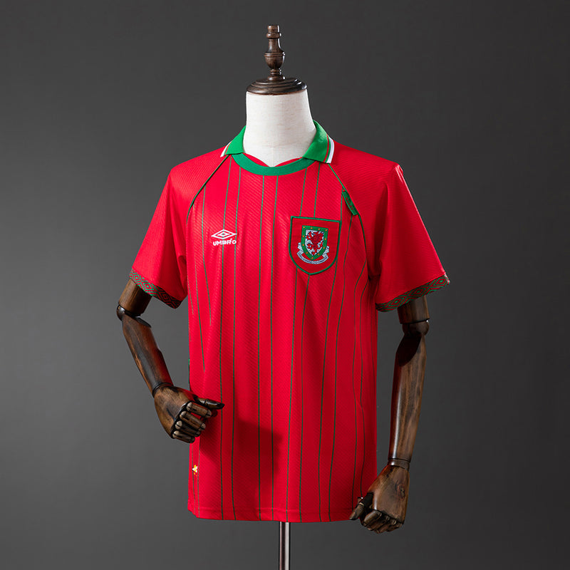 Wales Trikot 1994 Heim Retro Fußball-Trikot