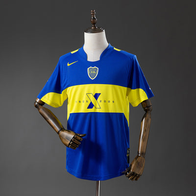 Boca Juniors Trikot 2005-06 Heim Retro Fußballtrikot