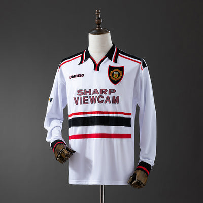 Manchester United Trikot 1998-99 Auswärts Retro Langarm