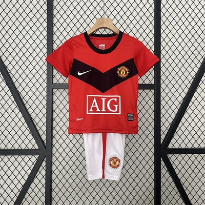 Retro Kinder Man United Heimtrikot 09/10