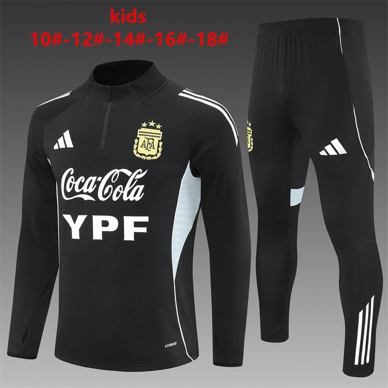 Kinder Argentinien Trainingsanzüge 25/26 Fußball Trikot Fußballtrikot