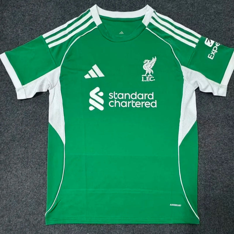 Liverpool Jersey 25/26 Green Football KIt Soccer Jersey
