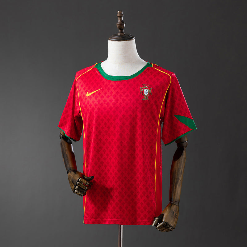Portugal Trikot 2004 Heim Retro Fußball-Trikot