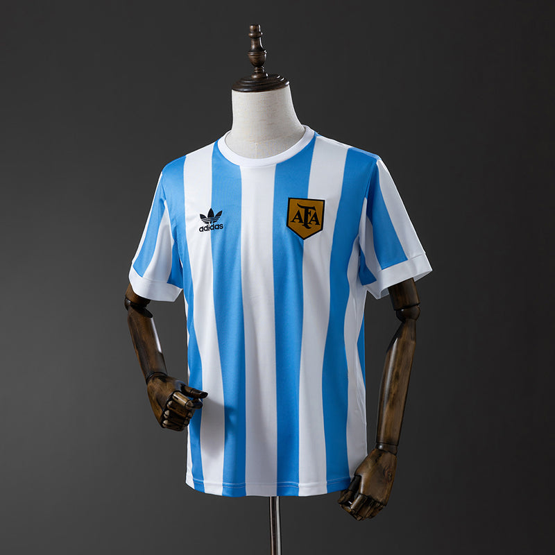 Argentinien Trikot 1978 Heim Retro Fußball Trikot
