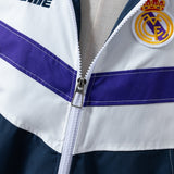Real Madrid Windbreaker 1994-97 Football Jacket Black White