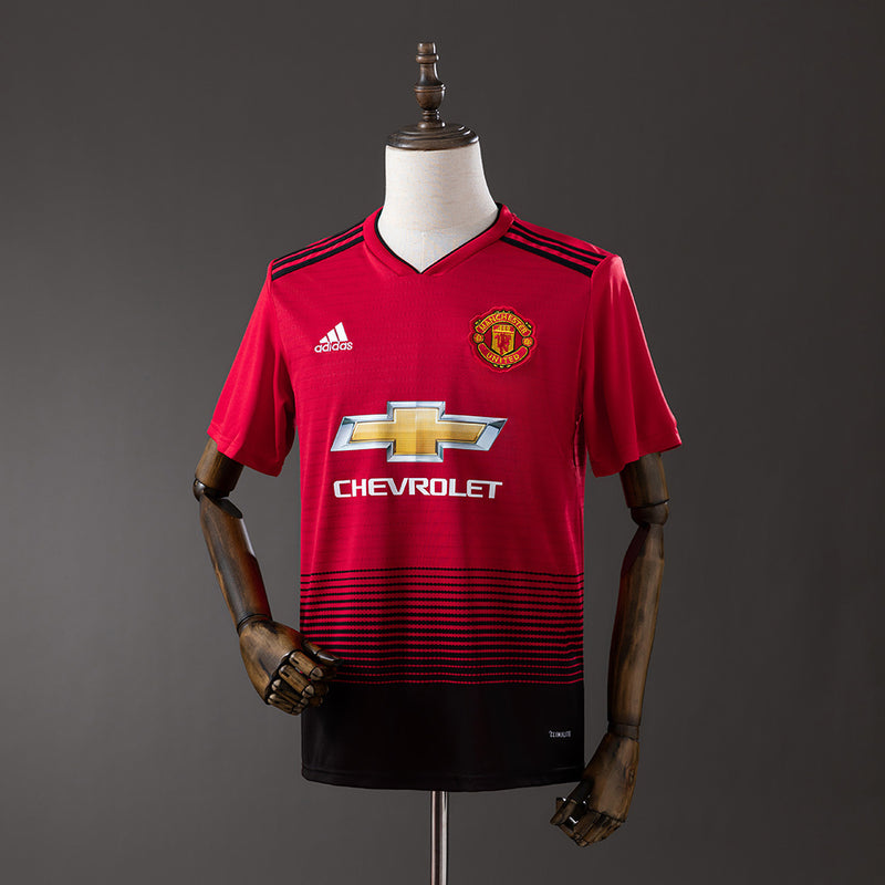 Manchester United Trikot 2018/19 Heim Retro Fußball-Kit