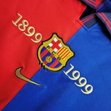 Retro-Barcelona-Jersey-1899-1999-Anniversary-Football-Kit-Soccer-Shirt-Long-Sleeves - PalmSportss