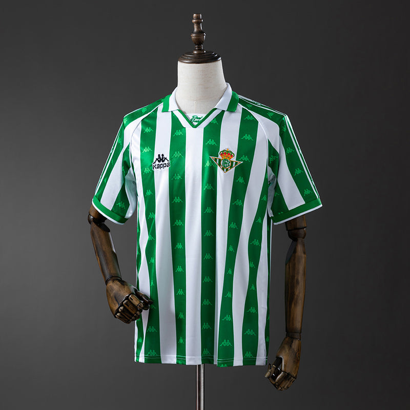 Real Betis Trikot 1996-97 Heim Retro Fußball Trikotsatz