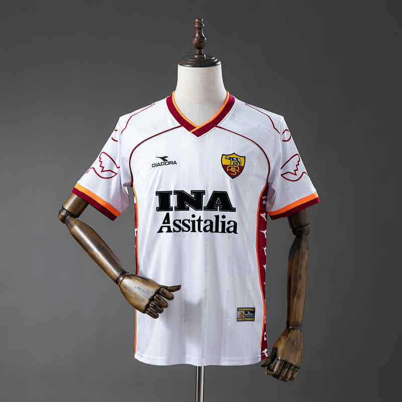 Rom Trikot 1999-00 Auswärts Retro Fußballtrikot