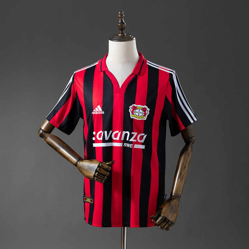 Bayer 04 Leverkusen Trikot 2000-01 Heim Retro Fußball-Kit