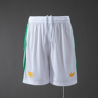 AS Rom Drittes Shorts 25/26 Weißes Fußball-Kit Fußballshorts